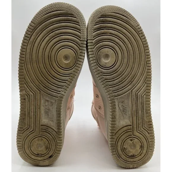 Nike Women’s SF AF1 Mid Air Force 1 Boots Orange Quartz AA3966-800 Size 8 - Picture 10 of 11